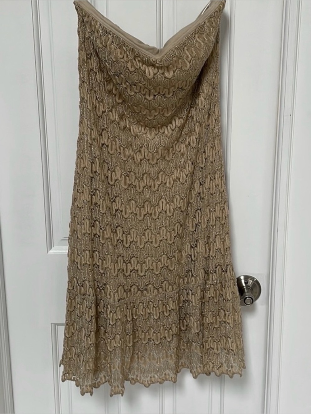 Cache Gold Knit Dress